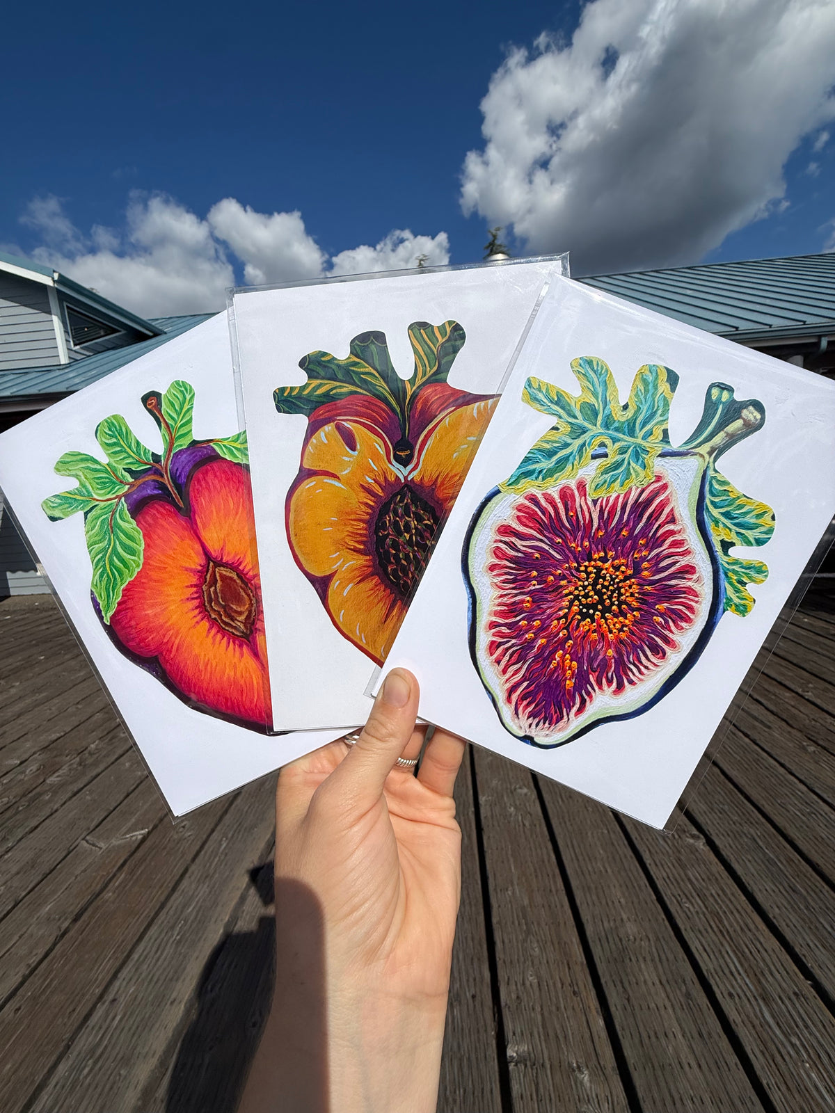 Fig Heart Print