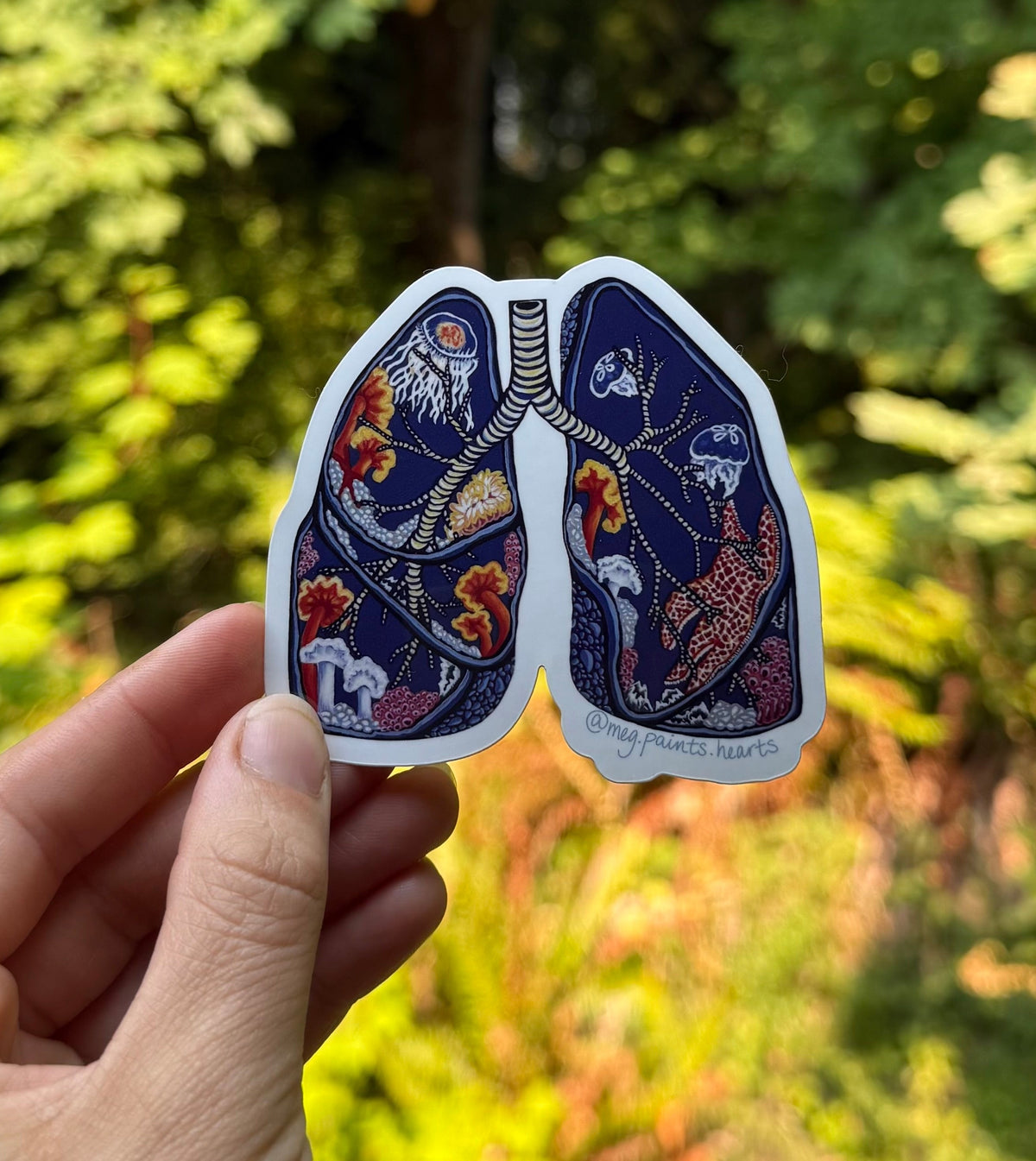 Salish Sea Lungs Sticker