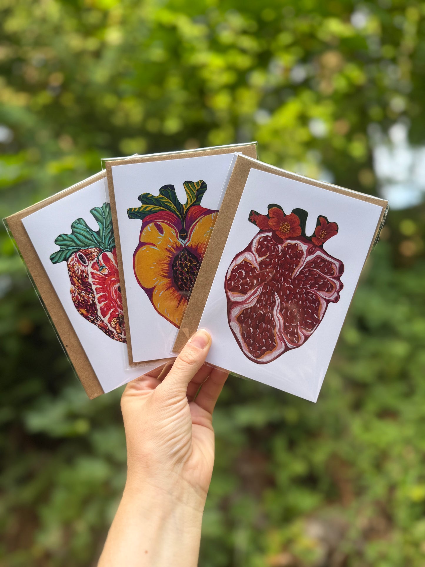 Strawberry Heart Card