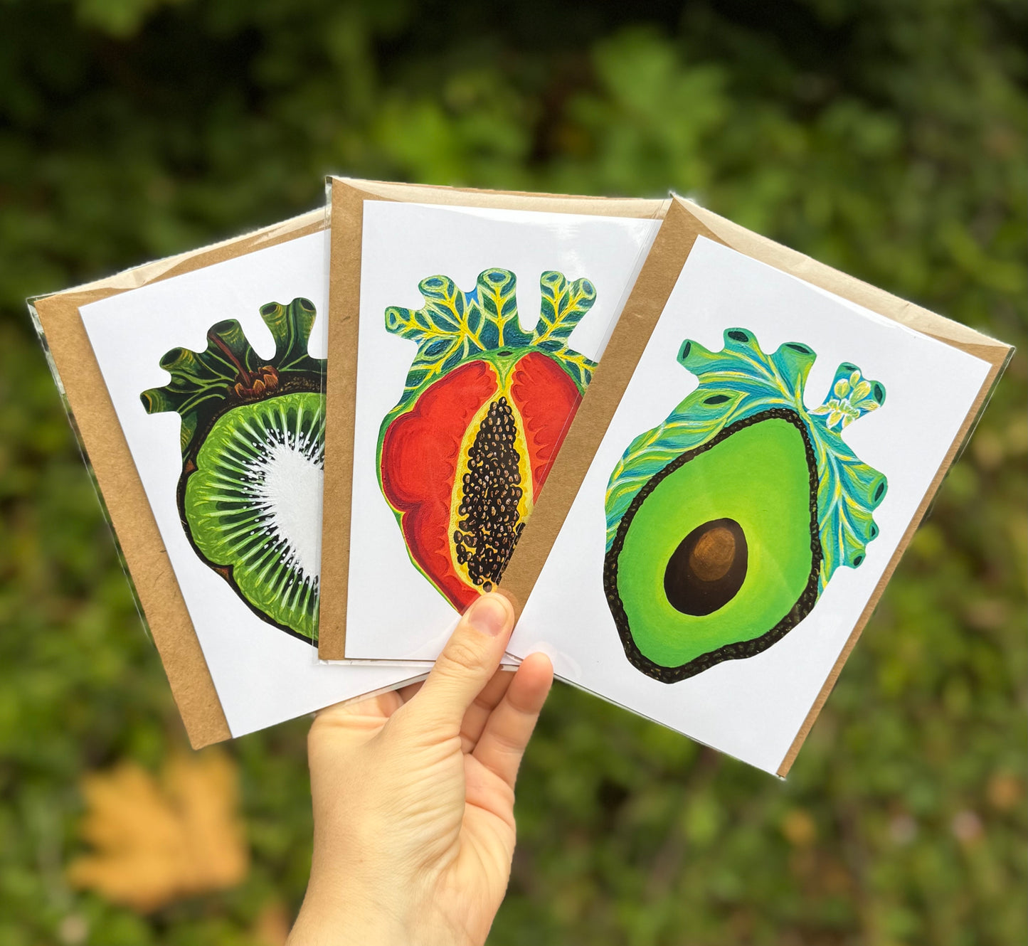 Avocado Heart Card