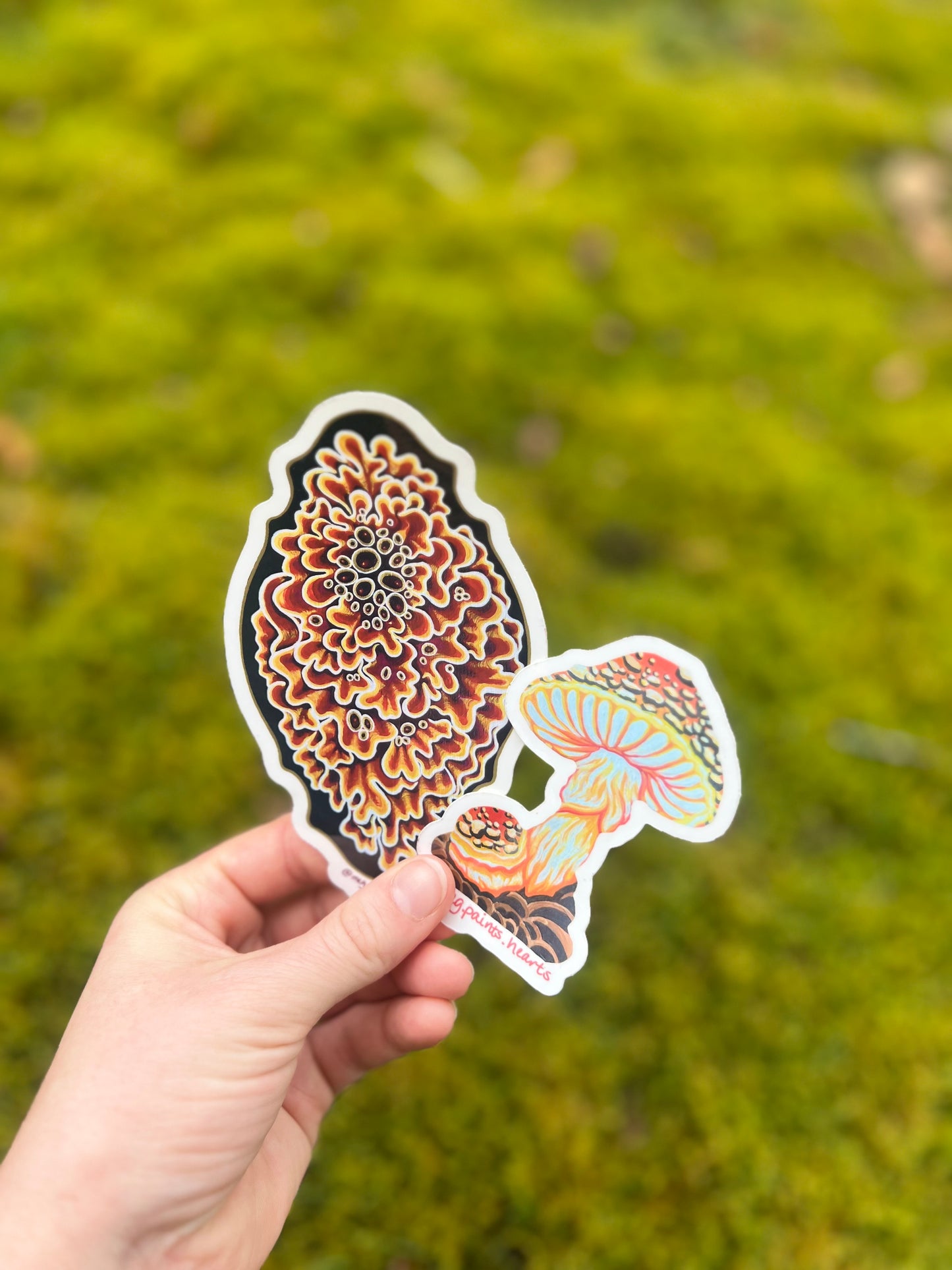 Flaming Amanita Sticker