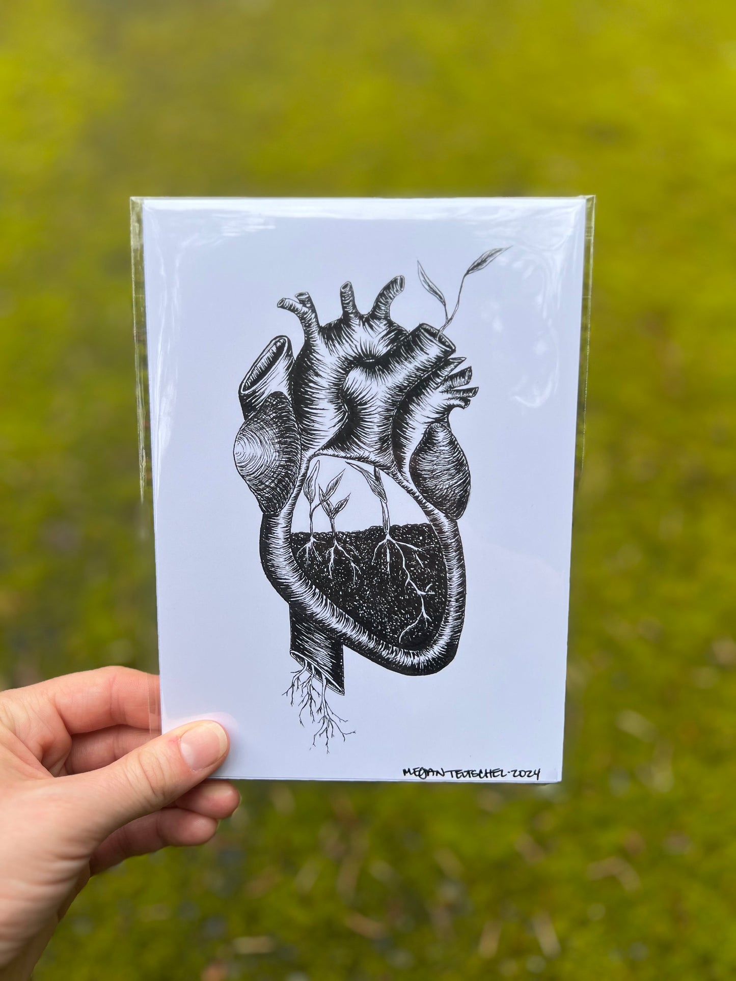 New Growth Heart Print