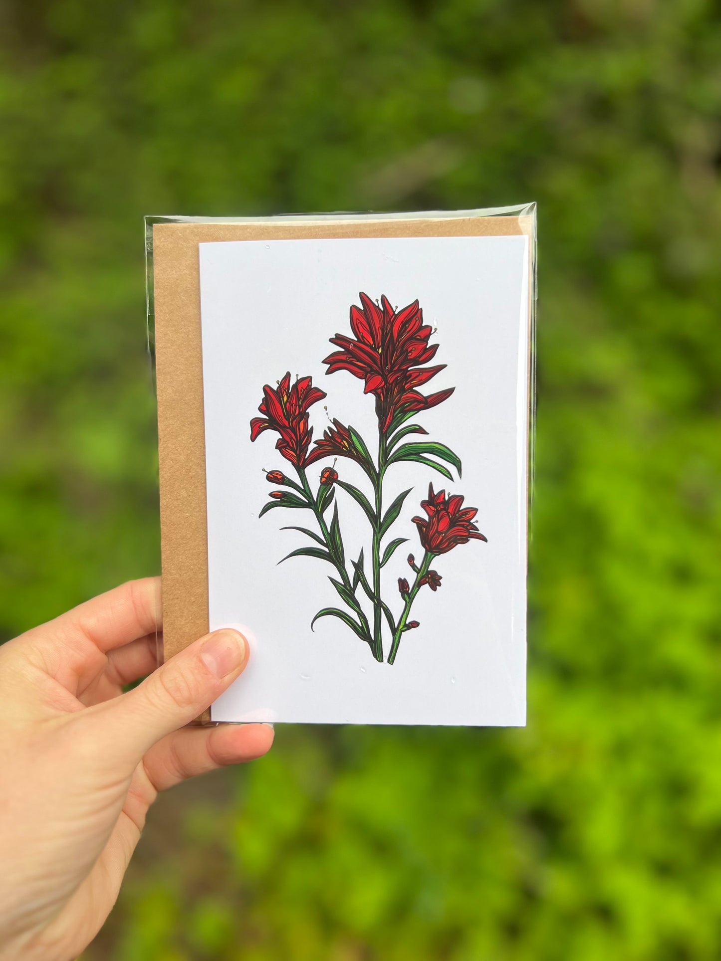 Paintbrush Card