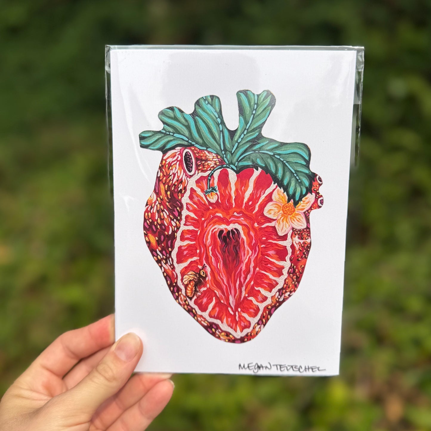 Strawberry Heart Print