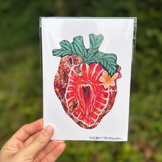 Strawberry Heart Print