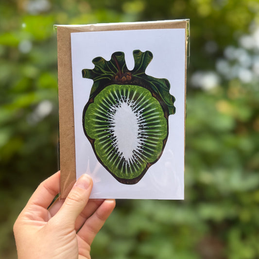 Kiwi Heart Card