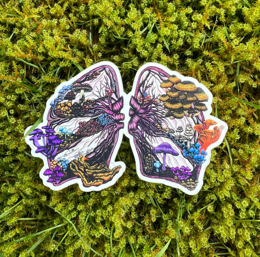 Mushroom Lungs Sticker