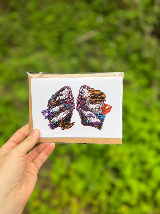 Mushroom Lungs (Color) Card