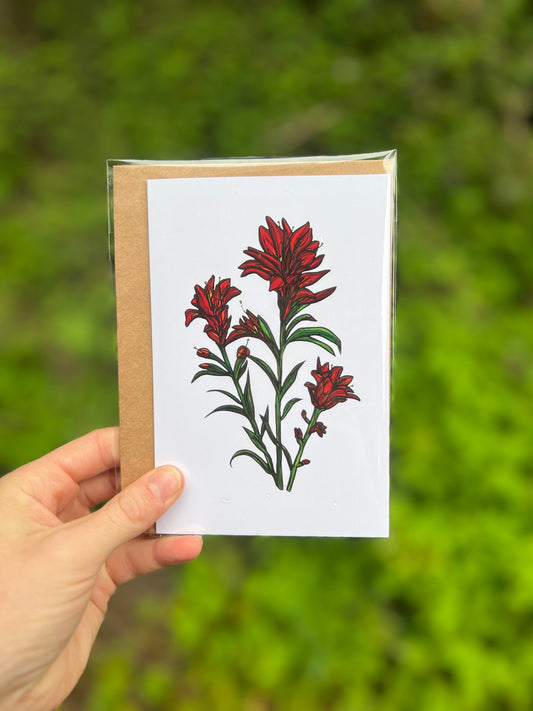Paintbrush Card
