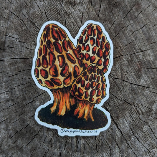 Morels Sticker